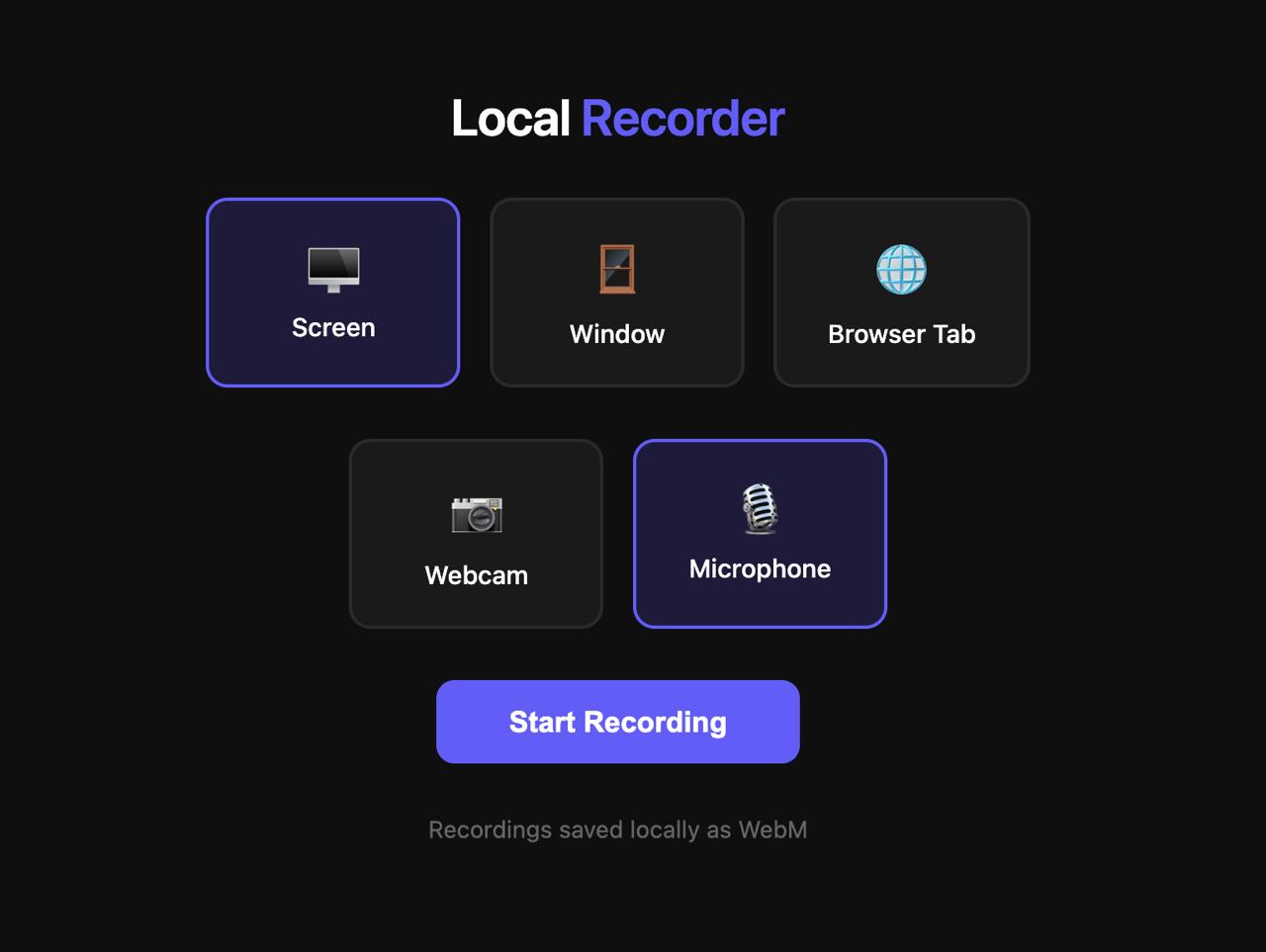 מקליט מסך עם Claude Code